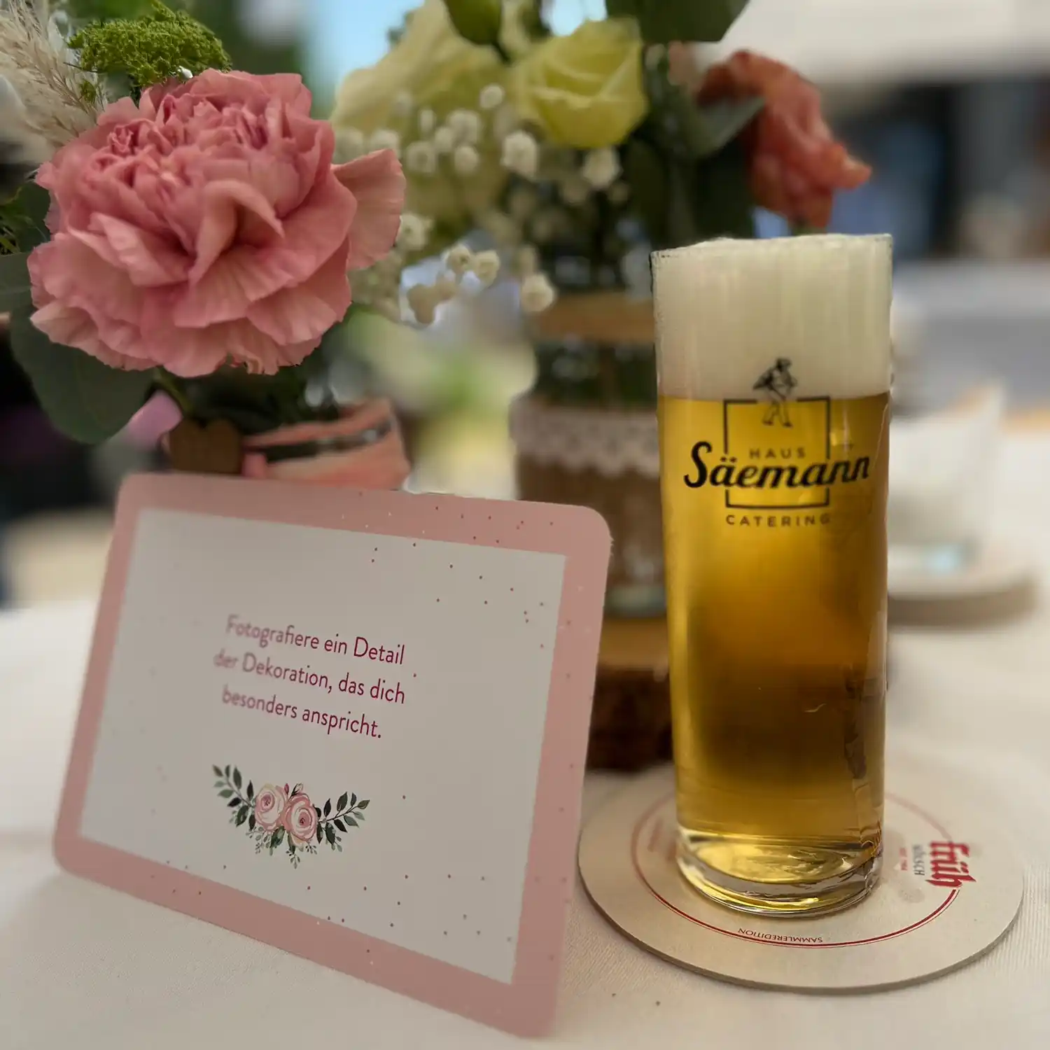 Haus Saemann Tischdekoration für Hochzeiten